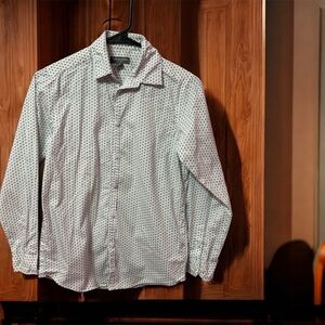 Van Heusen Boys' Dress Shirt, Size 14, White, Long Sleeve
